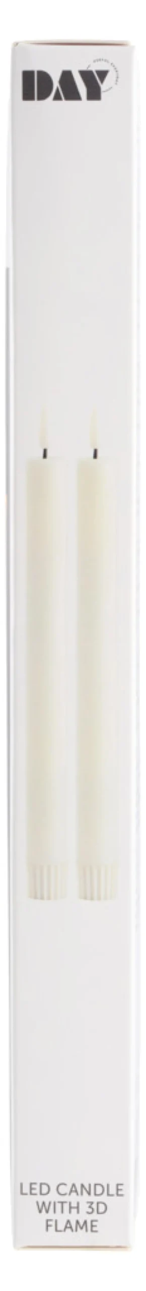 LED-stearinlys middagslys 2 stk. - DAY