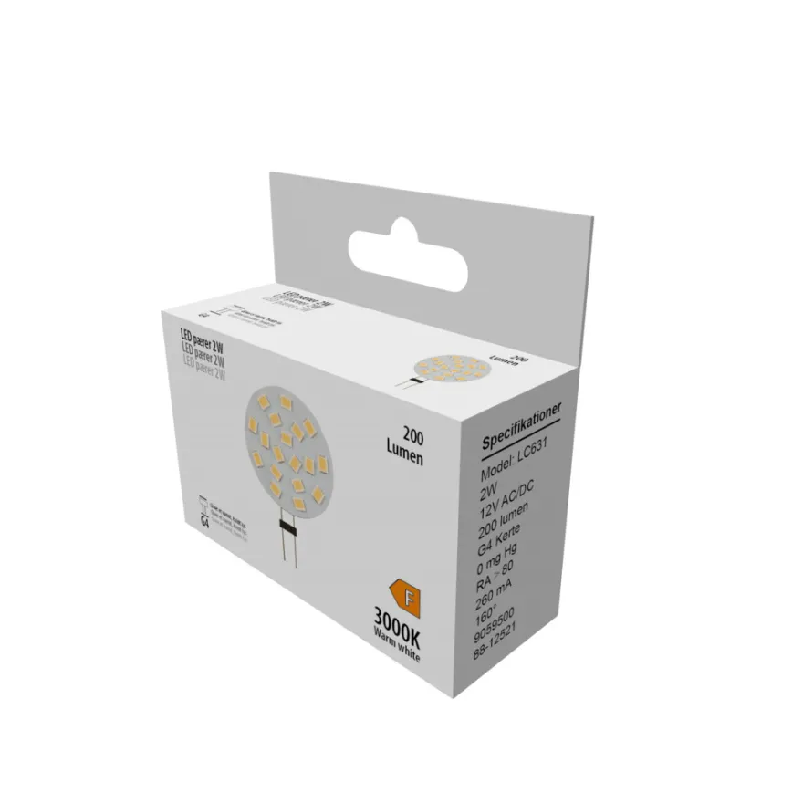LED-stiftpære 2 W G4