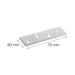 Ligejern 75 x 20 mm 2 stk.