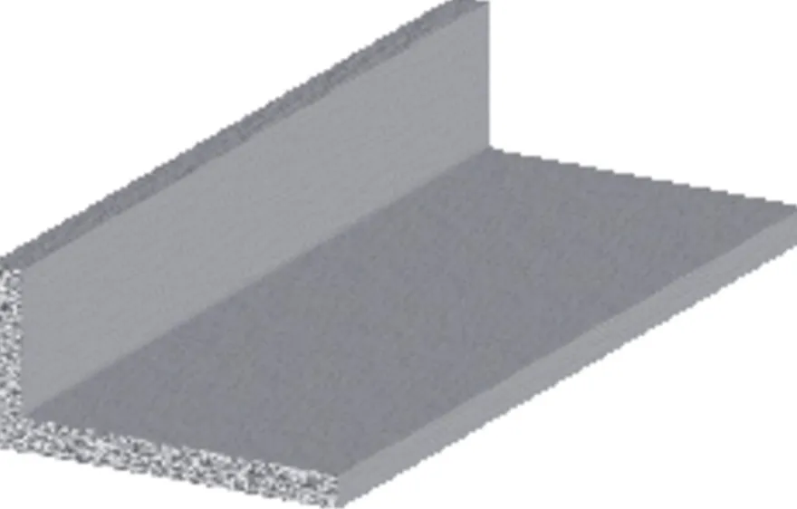 Listeprofil alu 15 x 30 x 1000 mm