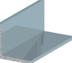 Listeprofil alu 25 x 25 x 2000 mm