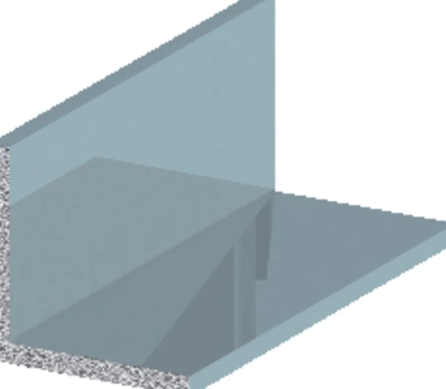 Listeprofil alu 25 x 25 x 2000 mm