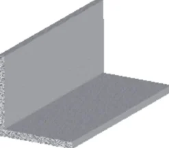 Listeprofil alu 25 x 25 x 1000 mm