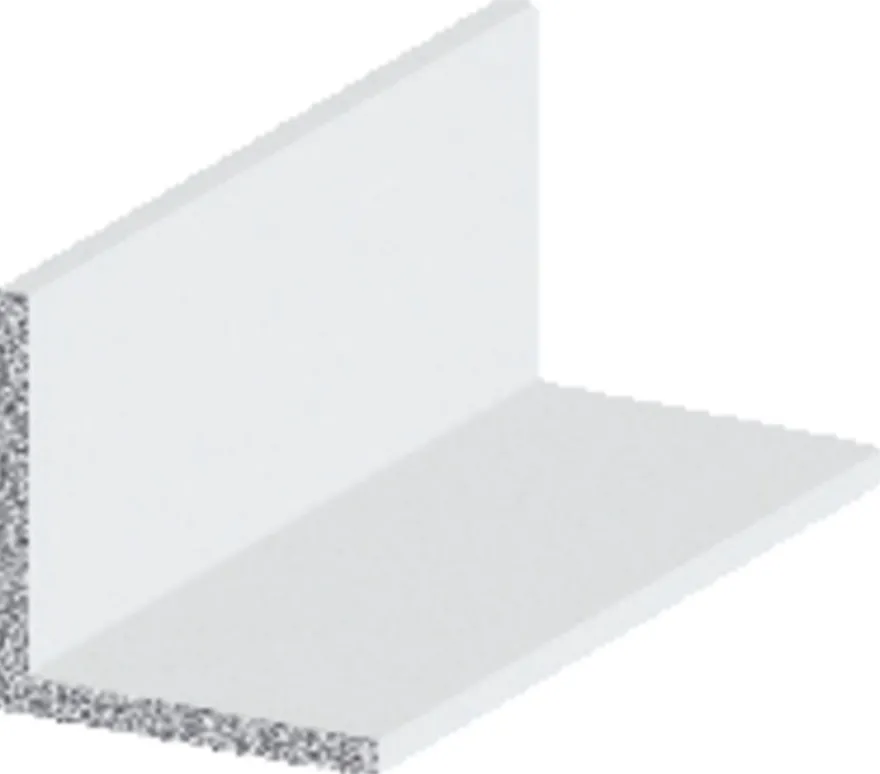 Listeprofil aluminium hvid 15 x 15 x 1000 mm