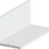 Listeprofil aluminium hvid 25 x 25 x 1000 mm