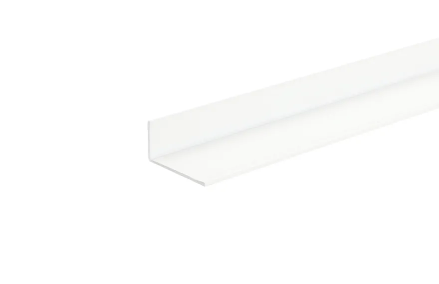 Listeprofil aluminium hvid 25 x 25 x 1000 mm
