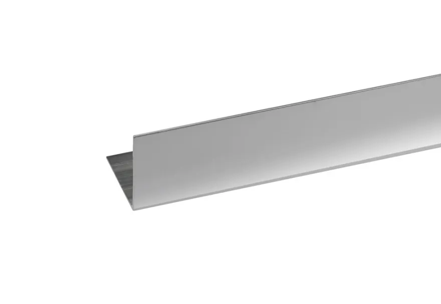 Listeprofil sølv 15 x 15 x 2000 mm