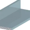 Listeprofil sølv 10 x 15 x 2000 mm