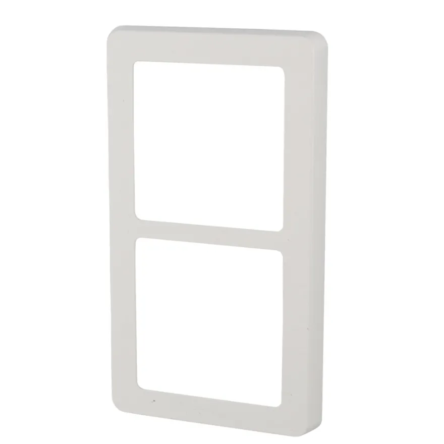 LK FUGA® designramme Base 63 2×1 modul lodret hvid