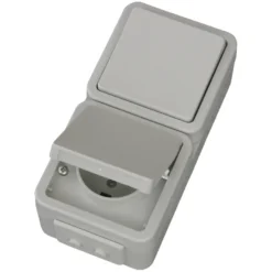 LK OPUS® 73 stikkontakt med afbryder