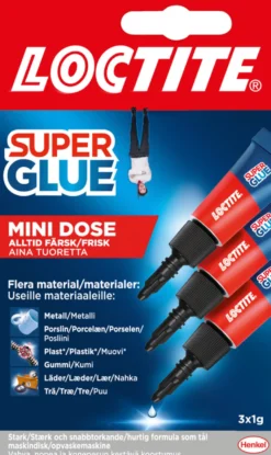 Loctite Super Glue Mini Trio