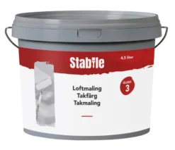 Loftmaling glans 3 hvid 4,5 liter - Stabile®