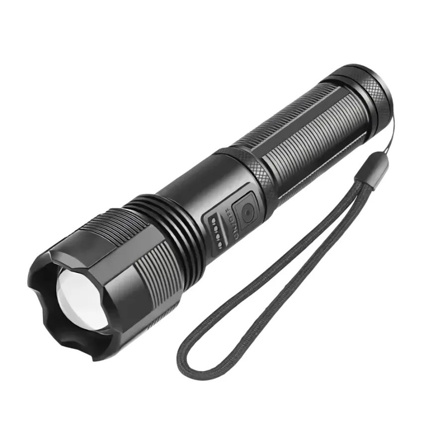 Lommelygte genopladelig aluminium 1000 lumen