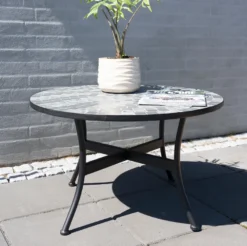 Loungebord Rom mosaik Ø76 cm - Sunlife®