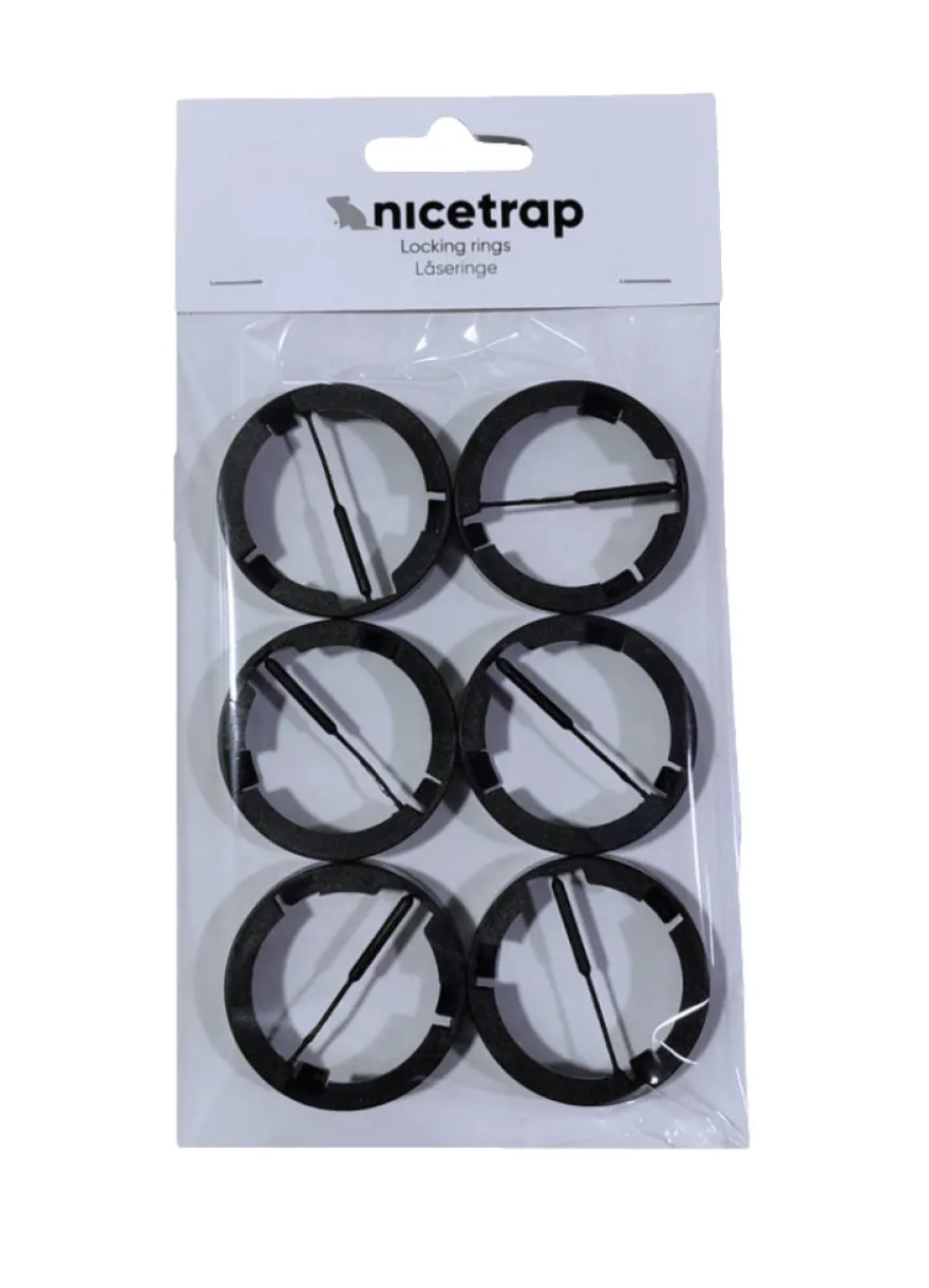 Låseringe til Nicetrap musefælde - 6 stk.
