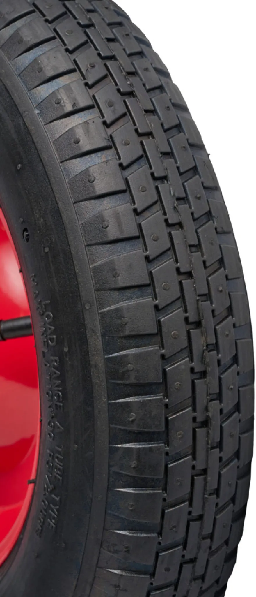 Luftgummihjul til betonbør 4 x 8" - Garden®