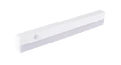 Lysskinne m/LED og sensor hvid L: 275 mm