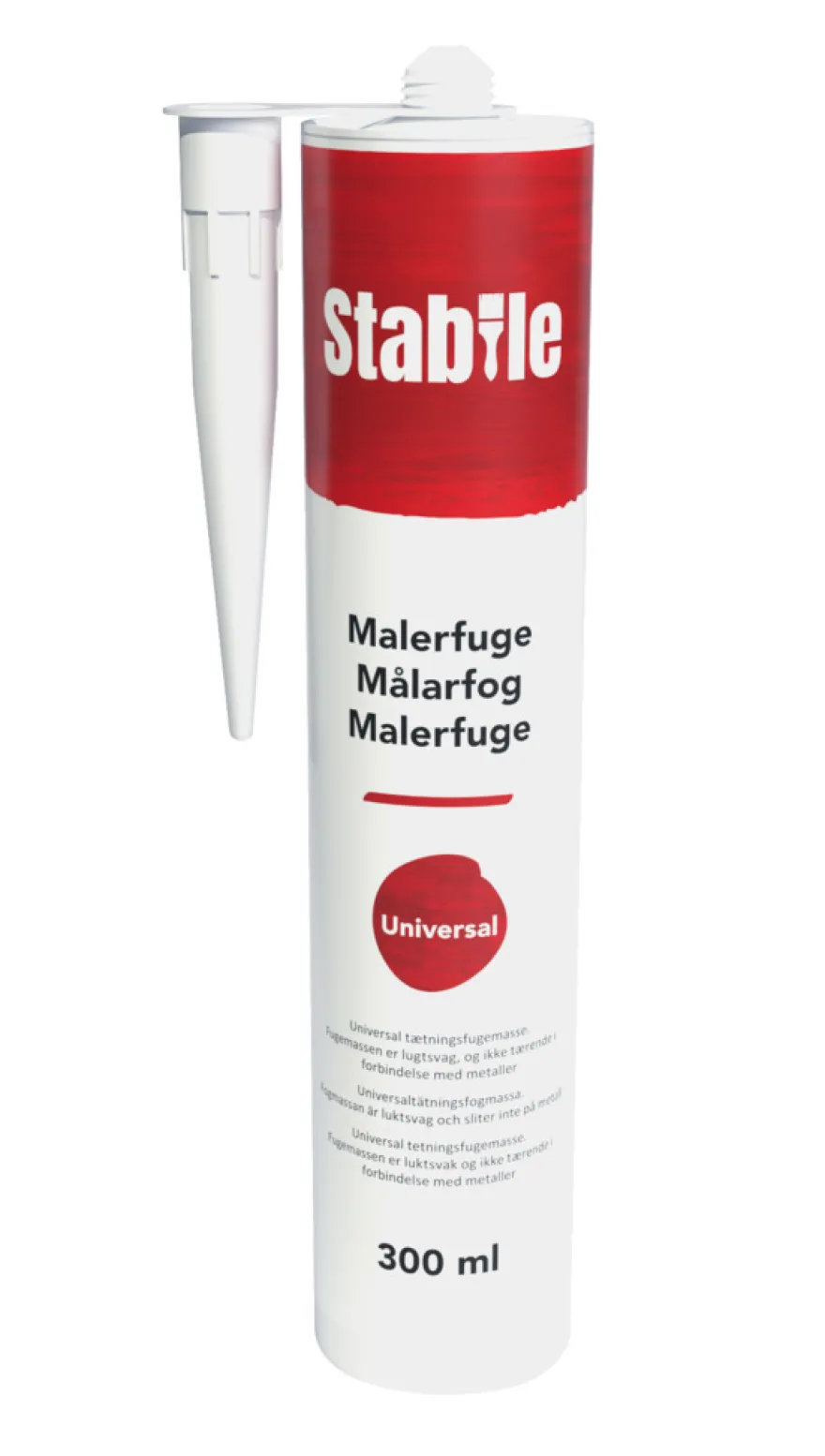 Malerfuge hvid 300 ml - Stabile®