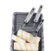 Malerrulle- og penselsæt 10/18 cm 7 dele - LUXI®