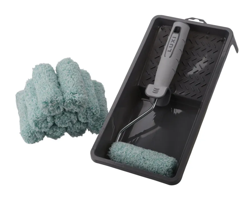 Malerrullesæt 10 cm 12 dele - LUXI®