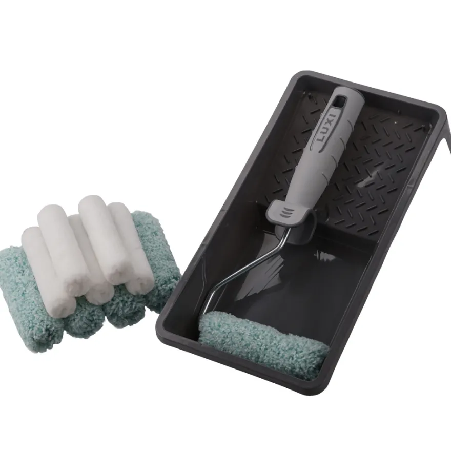 Malerrullesæt 10 cm 12 dele - LUXI®