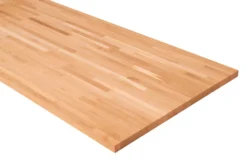 Massiv bordplade i eg - 26 mm x 61 x 242 cm