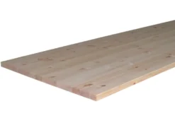 Massiv bordplade i fyr - 25 mm x 62 x 242 cm