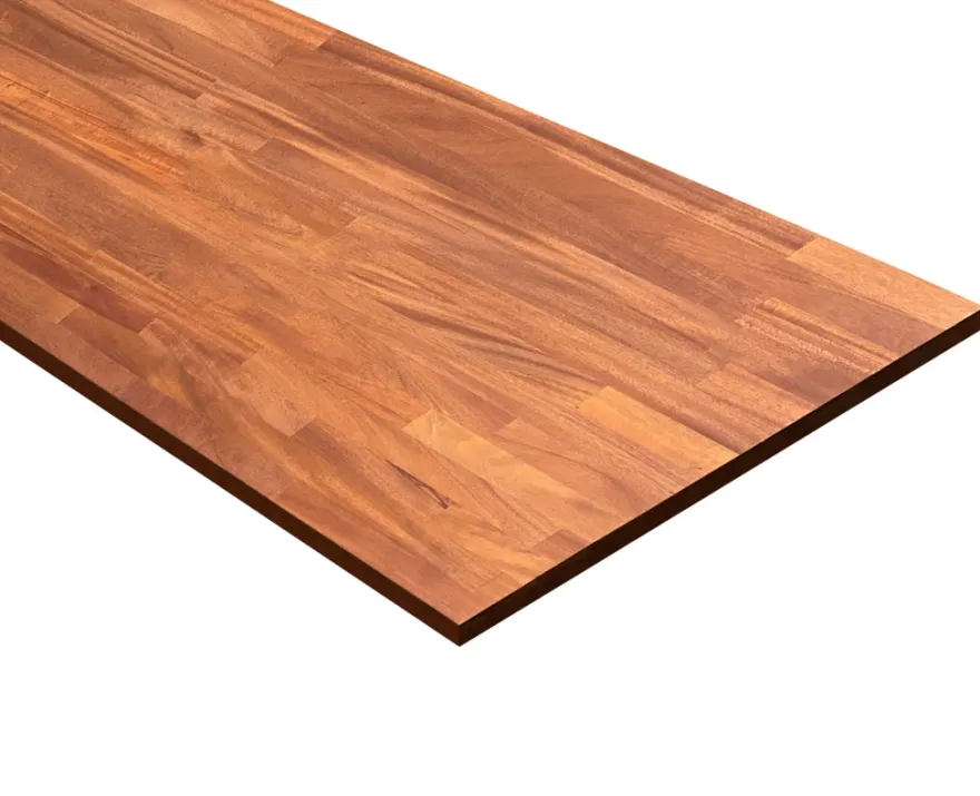 Massiv bordplade i mahogni 26 mm x 61 x 242 cm