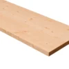 Massiv hylde i fyr 25 mm x 30 x 120 cm