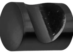 Møbelgreb cylinder 19 mm sort 2 stk.