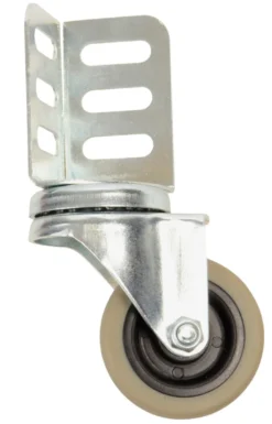 Møbelhjul drejbart med lodret plade 50 mm