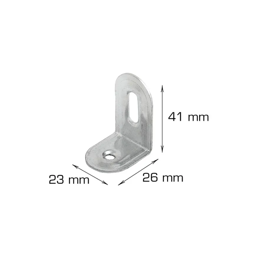 Møbelvinkel 4 stk. - 41 x 26 x 23 mm