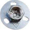 Montagegrundflange galvaniseret 3/4" Ø70 mm