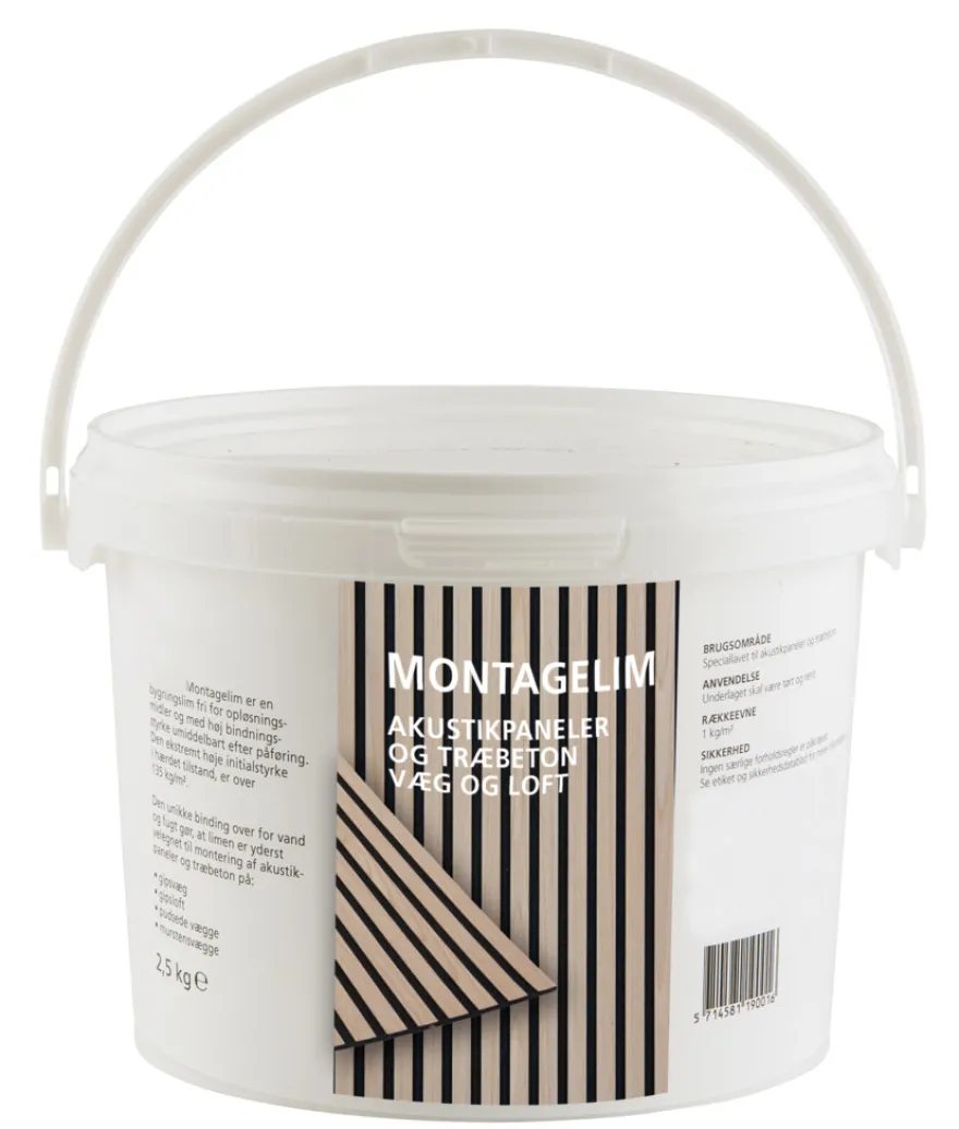 Montagelim til akustikpanel 2,5 kg