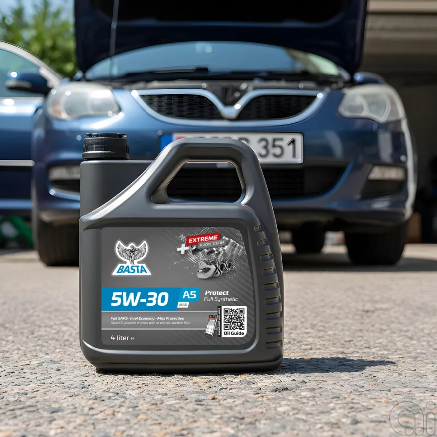 Motorolie 5W-30 A5 MAX fuldsyntetisk - 4 liter