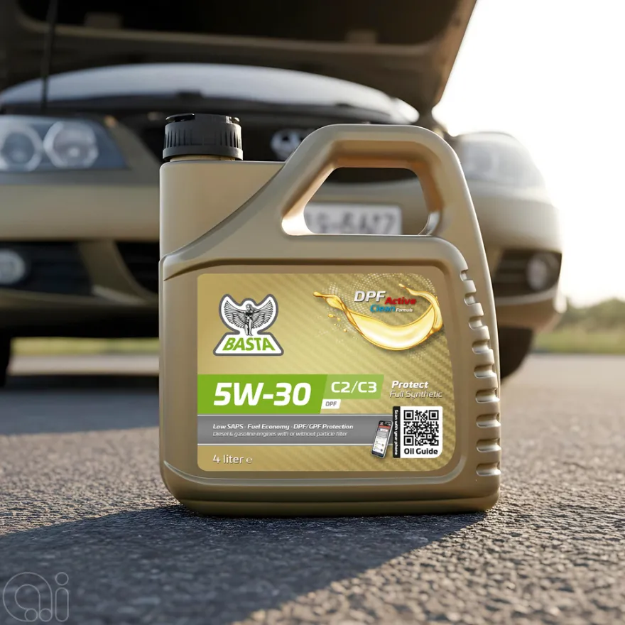 Motorolie 5W-30 C2 fuldsyntetisk - 4 liter