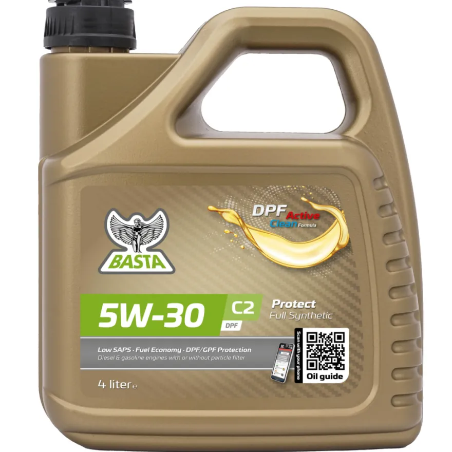 Motorolie 5W-30 C2 fuldsyntetisk - 4 liter