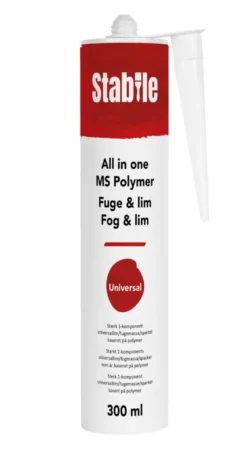 MS fuge all in one hvid 300 ml - Stabile®
