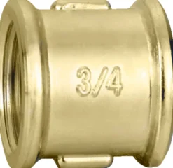 Muffe messing 3/4"