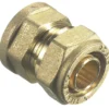 Muffe til PeX rør i gulvvarme 1/2" x 20 mm