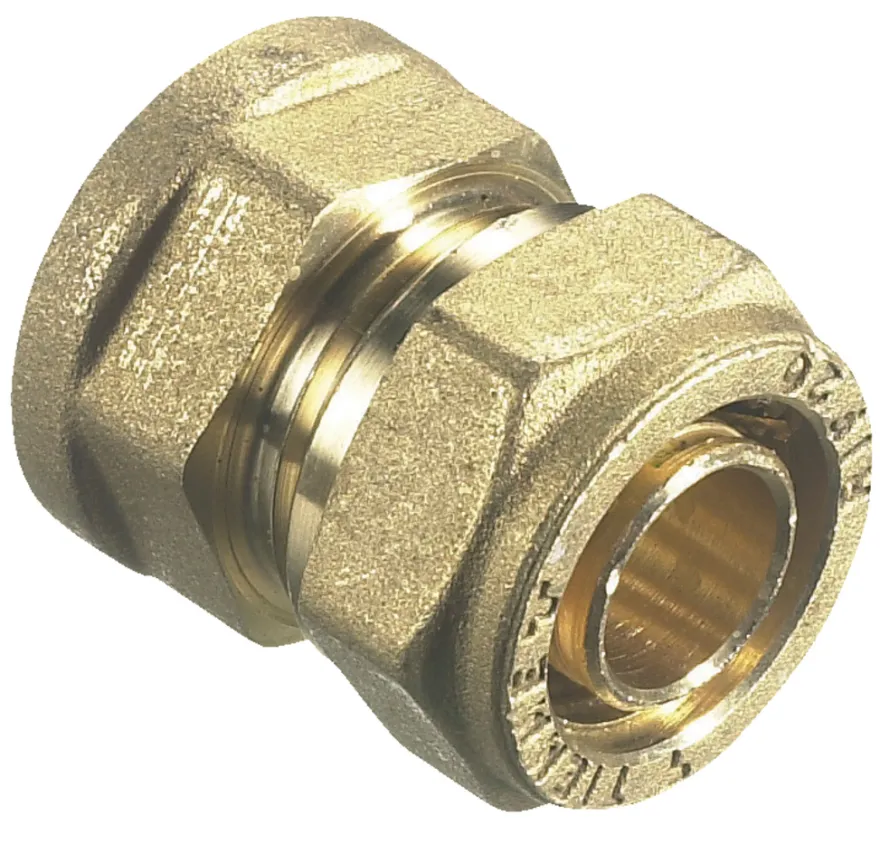 Muffe til PeX rør i gulvvarme 1/2" x 20 mm