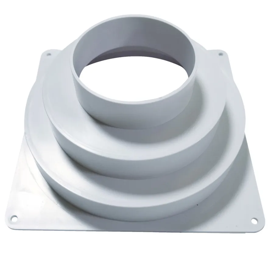 Murflange 175 x 175 mm - 80-125-160 mm
