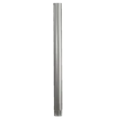 Nedløbsrør stål, 3 m