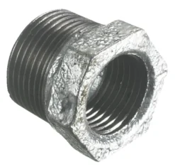 Nippelmuffe galvaniseret 1" x 3/4"