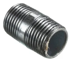 Nippelrør sammenskåret galvaniseret 1/2"