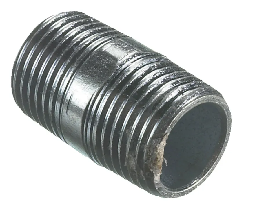 Nippelrør sammenskåret galvaniseret 3/4"