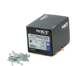 NKT Fasteners beslagskrue elforzinket 5,0 x 40 mm 350 stk.