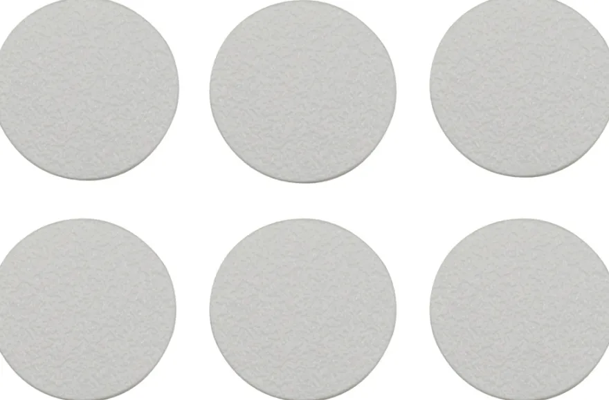 NKT Fasteners dækknap hvid 14 mm 52 stk.