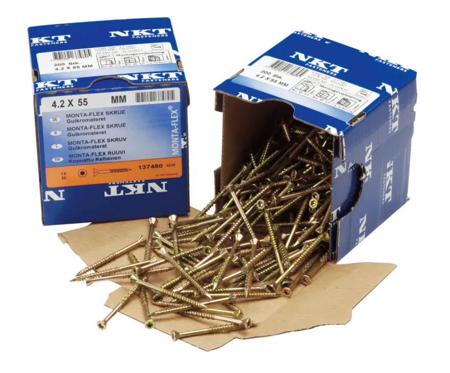 NKT Fasteners Monta-Flex skrue 4,2 x 55 mm 200 stk.