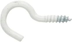 NKT Fasteners skruekrog 2,6 x 30 mm hvid 6 stk.